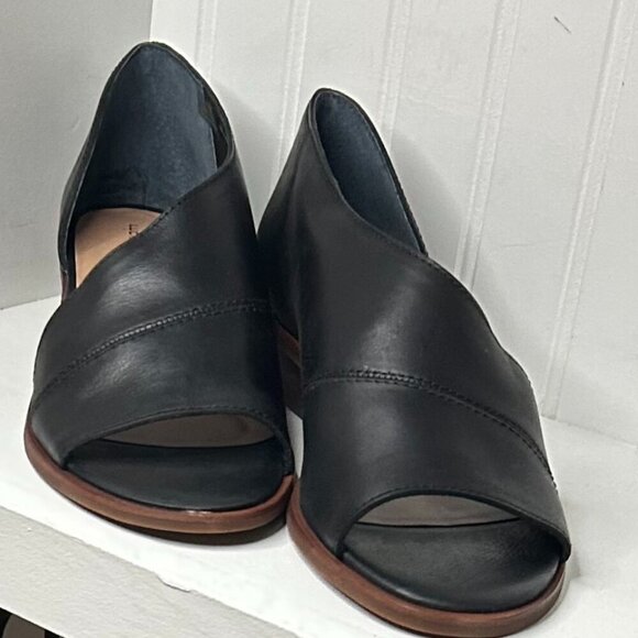 Lucky Brand Womens Serkie D'Orsay Size 11 in Black - Picture 1 of 6